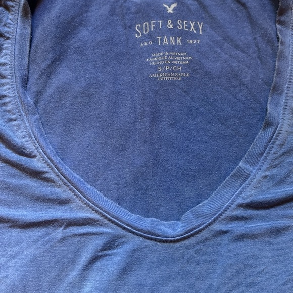 AEOđŚ
Soft & Sexy Tie Die Scoop Neck Tank Top XS - Picture 9 of 11